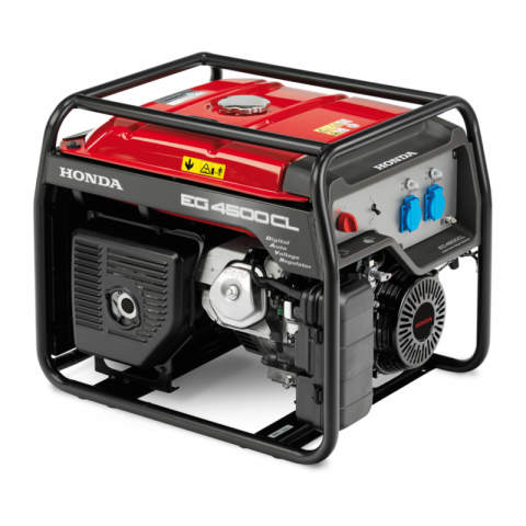Generatoare electrice - Generator de curent HONDA EG4500CL GWT1, 4500W, monofazat, motor benzina Honda GX390