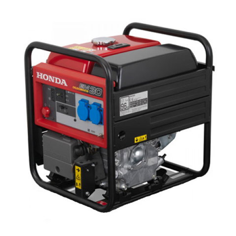 Generatoare electrice - Generator de curent HONDA EM30K3 GW1, 3000W, monofazat, motor benzina Honda GX200