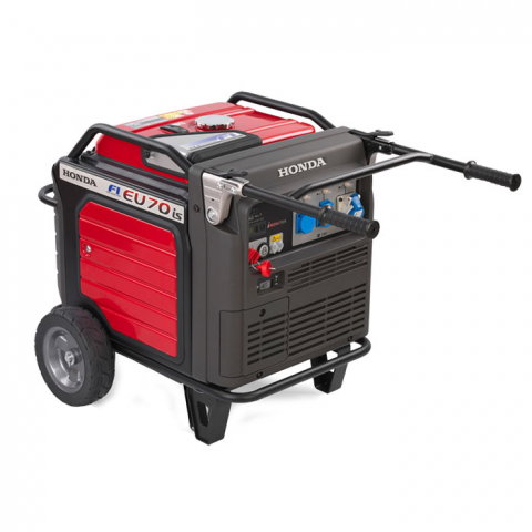 Generatoare electrice - Generator de curent HONDA EU70iS GWT, 7000W, monofazat, tip Inverter, motor benzina Honda GX390