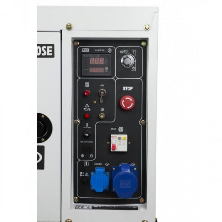 Generator de curent monofazat cu motor diesel HYUNDAI DHY8600SE insonorizat, 6,5 kVA [2]