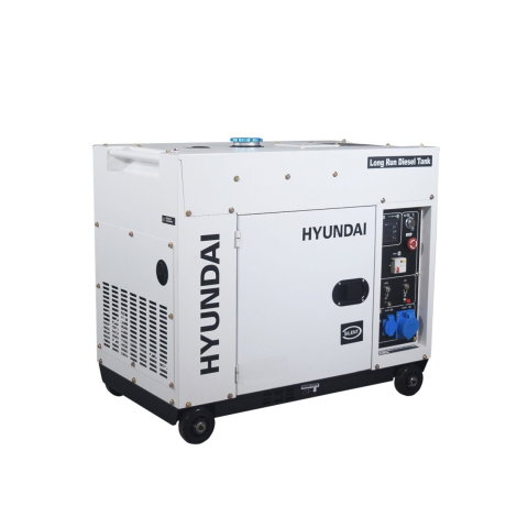 Generator de curent monofazat Hyundai DHY-8600SE-LRS, motor diesel, rezervor extins, insonorizat, 6.3 kW + ATS monofazat [1]