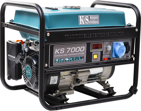 Generator de curent pe benzina Konner & Sohnen KS 7000, 5.5 kW, benzina, 13 CP, monofazat, AVR, bobinaj cupru [1]