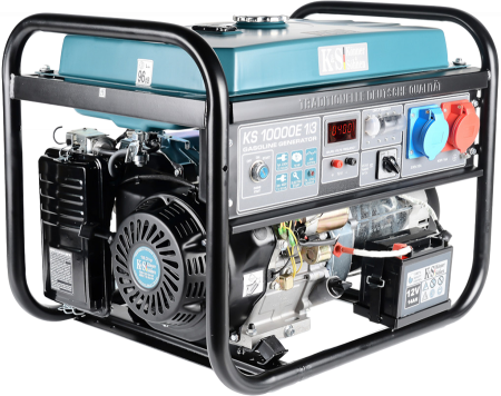 Generator de curent pe benzina Konner & Sohnen KS 10000E 1/3, 8.0 kW, benzina, 18 CP, monofazat / trifazat, AVR, bobinaj cupru, pornire electrica [4]