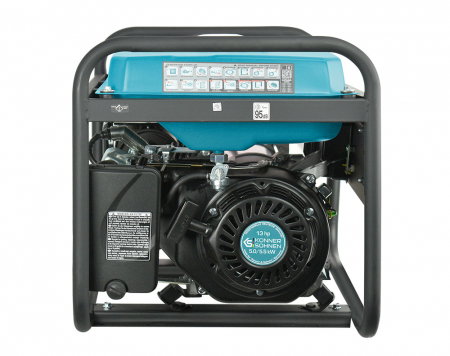 Generator de curent pe benzina Konner & Sohnen KS 7000E, 5.5 kW, benzina, 13 CP, monofazat, AVR, bobinaj cupru, pornire electrica [3]