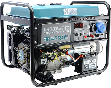 Generator de curent pe benzina Konner & Sohnen KS 7000E ATS, 5.5 kW, benzina, 13 CP, monofazat, AVR, bobinaj cupru, pornire electrica, automatizare inclusa [1]
