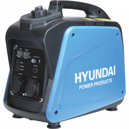 Generatoare digitale - Generator de curent tip inverter Hyundai HY2000XS, 2 kw, monofazat, benzina, pornire la sfoara, mod ECO