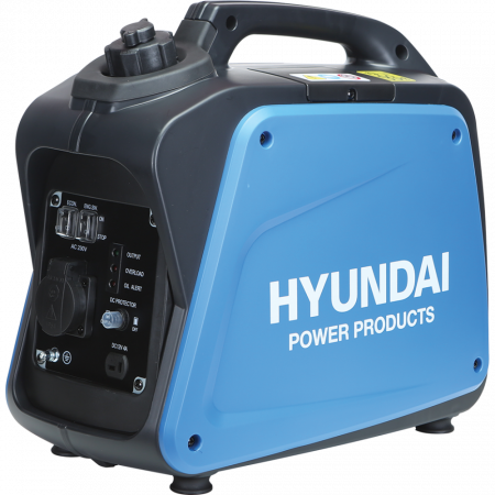 Generatoare digitale - Generator de curent tip inverter Hyundai HY1200XS, 1.2 kw, monofazat, benzina, pornire la sfoara, mod ECO