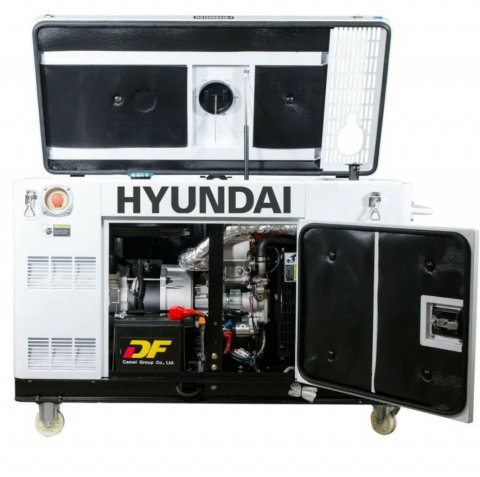 Generator de curent trifazat cu motor diesel HYUNDAI DHY12000XSE-T [4]