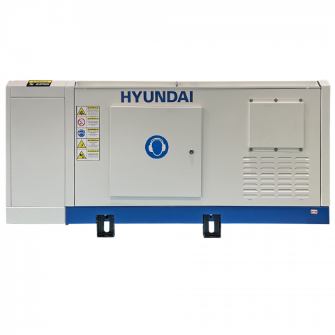 Generatoare insonorizate - Generator de curent trifazat cu motor diesel HYUNDAI DHY15L 17 KVA max.
