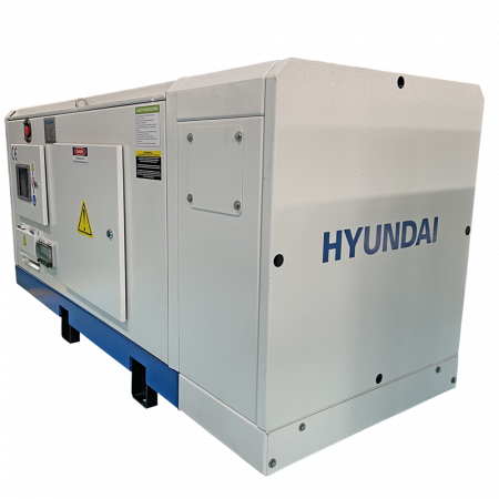 Generator de curent trifazat cu motor diesel HYUNDAI DHY20L, 22 KVA max. [2]