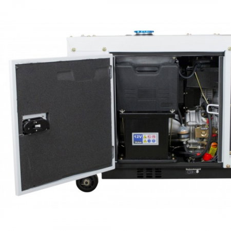 Generator de curent trifazat cu motor diesel HYUNDAI DHY8600SE-T ideal pentru invertoarele hibrid cu comanda pe 2 fire [2]