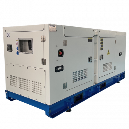 Generator de curent trifazat cu motor diesel HYUNDAI DHY90L, 1500 RPM, insonorizat, rezervor 260 L, 79 kW, 90 KVA [1]