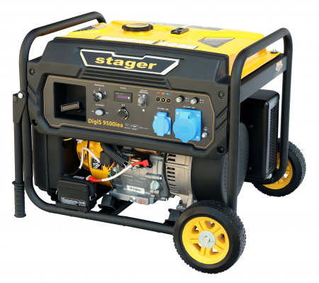 Generatoare digitale - Generator digital invertor Stager DigiS 9500iea 516009500IEA open-frame 9.5kW, monofazat, benzina, bobinaj cupru, mod eco, optional automatizare