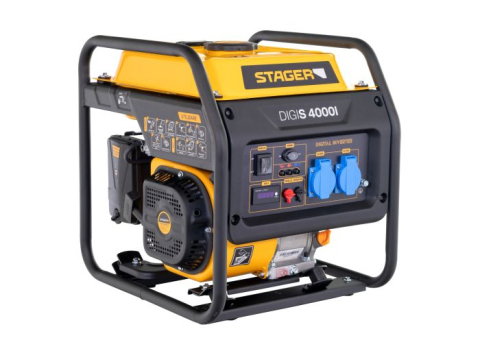 Generatoare electrice - Generator digital invertor Stager DigiS 4000i G2 5160000002 4kW, monofazat, benzina, bobinaj cupru, mod eco
