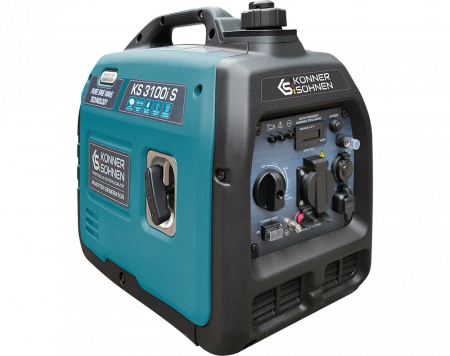Generatoare digitale - Generator digital monofazat Konner & Sohnen KS 3100i S, 3.1 kW, benzina, 4.6CP, silentios