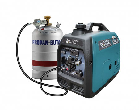 Generatoare digitale - Generator digital monofazat Konner & Sohnen KS 2100iG S, 2 kW, benzina/GPL, 3.3CP, silentios