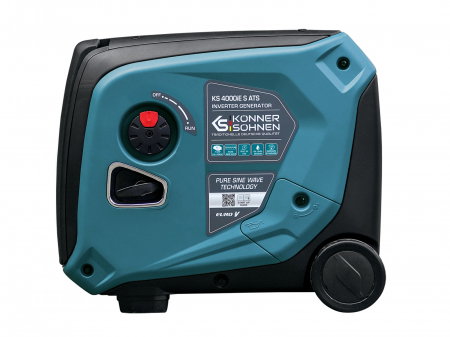 Generator digital monofazat Konner & Sohnen KS 4000iE S ATS, 4.0 kW, benzina, 7.5CP, silentios, cu automatizare [2]