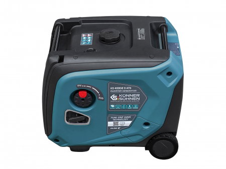 Generator digital monofazat Konner & Sohnen KS 4000iE S ATS, 4.0 kW, benzina, 7.5CP, silentios, cu automatizare [8]