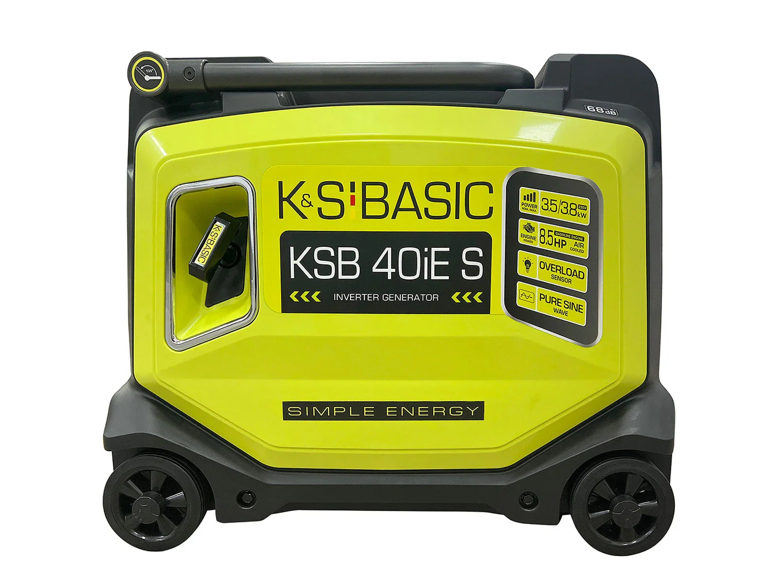 Generator digital monofazat Konner & Sohnen KSB 40i S, 3.8 kW, benzina, 8.5CP, silentios [4]