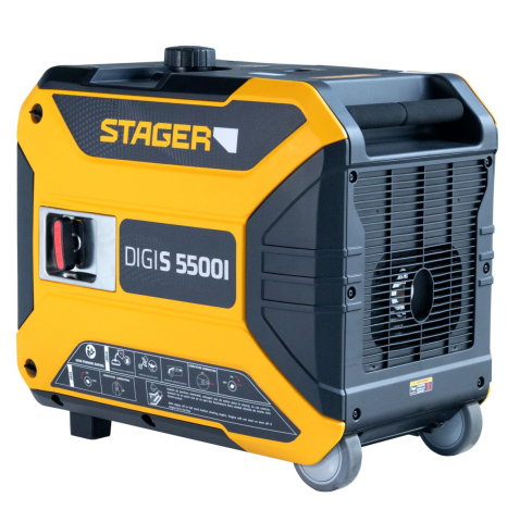 Generator digital inverter Stager DigiS 5500i, 5.5 kW, insonorizat, telecomandă, ATS și Solar [3]