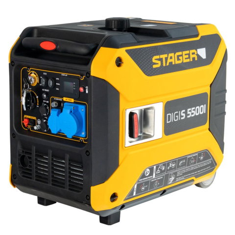 Generatoare digitale - Generator digital inverter Stager DigiS 5500i, 5.5 kW, insonorizat, telecomandă, ATS și Solar