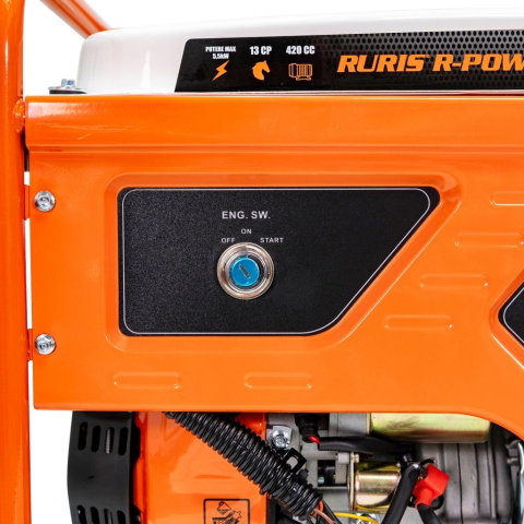 Generator electric RURIS R-Power GE5500 RC monofazat 5.5 kw, benzina, pornire electrica, telecomanda [4]