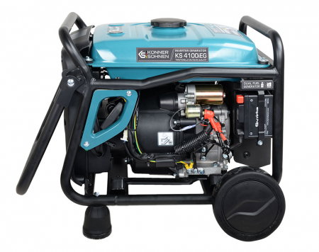 Generator hibrid inverter Konner & Sohnen KS 4100iEG, 4.0 kW, 7.5 cp, gaz/benzina, pornire electrica, motor EURO 5, bobinaj cupru [6]