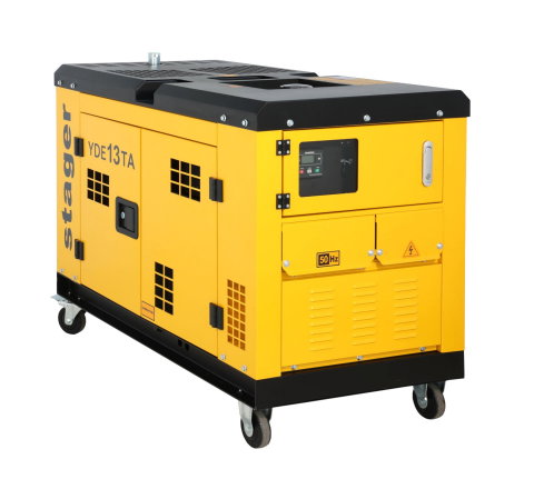 Stager YDE13TA Generator insonorizat 10kVA, 39A, 3000rpm, monofazat, diesel, pornire electrica [1]