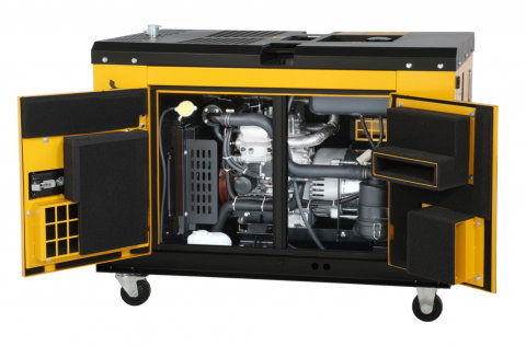 Stager YDE13TA Generator insonorizat 10kVA, 39A, 3000rpm, monofazat, diesel, pornire electrica [3]
