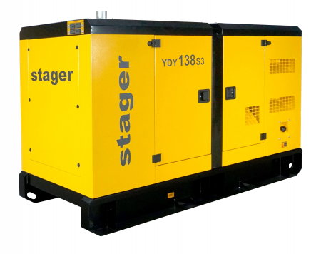 Generator insonorizat diesel Stager YDY138S3 1158000138S3, trifazat 125kVA, 180A, 1500rpm [2]