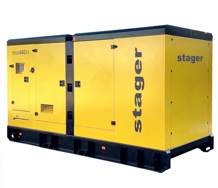 Generatoare insonorizate - Stager YDSD440S3 Generator insonorizat 440kVA, 577A, 1500rpm, trifazat, diesel