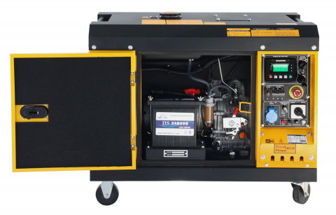 Generator insonorizat Stager YDE8600TA-TA3  7.5 kVA, 3000rpm, dual, diesel, pornire electrica [2]