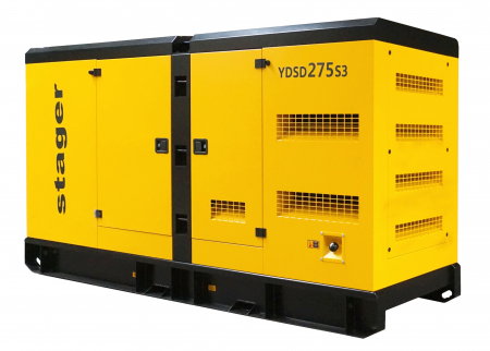 Generatoare insonorizate - Generator insonorizat Stager YDSD275S3 115800YDSD275S3  diesel trifazat 220kW, 361A, 1500rpm
