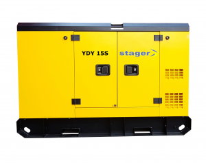 Generatoare insonorizate - Generator insonorizat Stager YDY15S, silent 1500rpm, diesel, monofazat
