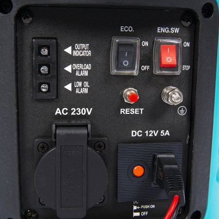 Generator digital monofazat Detoolz DZ-C260 invertor,  benzina 1.1 kW, port 12 V, pentru camping, rulote si autorulote [10]