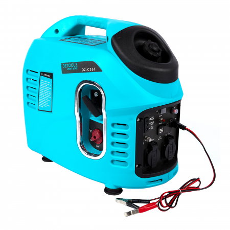 Generatoare digitale - Generator invertor digital 2100 W monofazat Detoolz DZ-C261 79.5CC benzina port 12 V, port USB 5V