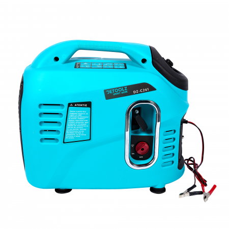 Generator invertor digital 2100 W monofazat Detoolz DZ-C261 79.5CC benzina port 12 V, port USB 5V [1]