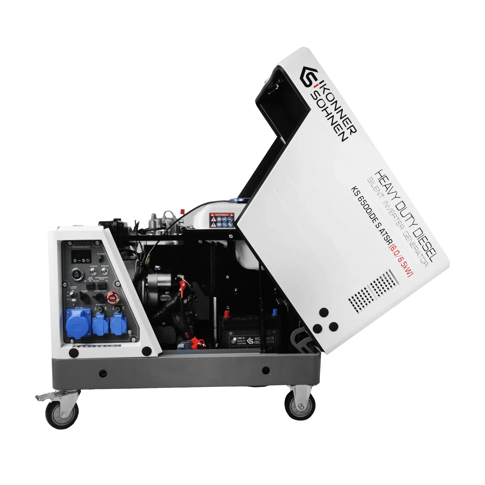 Generator invertor diesel în carcasă insonorizată Konner & Sohnen KS 6500iDE S ATSR [3]