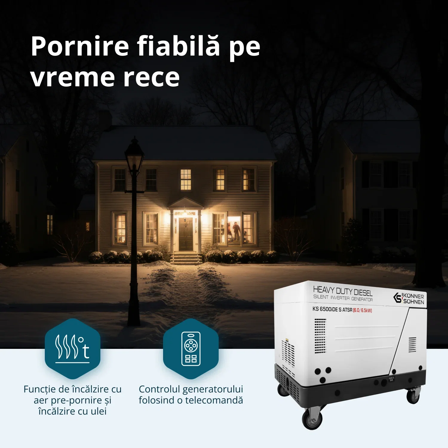 Generator invertor diesel în carcasă insonorizată Konner & Sohnen KS 6500iDE S ATSR [11]
