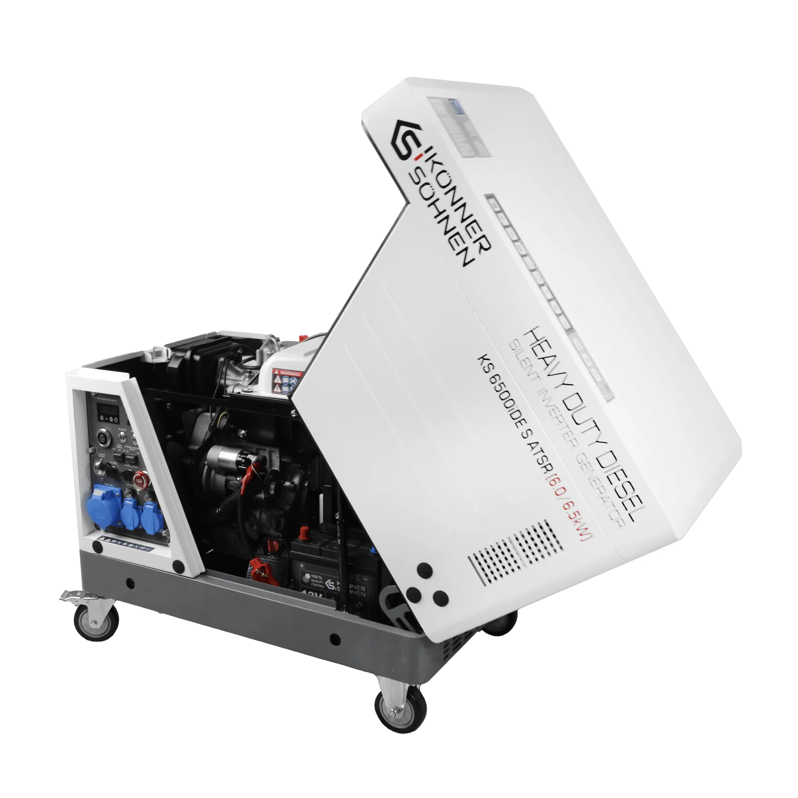 Generator invertor diesel în carcasă insonorizată Konner & Sohnen KS 6500iDE S ATSR [1]