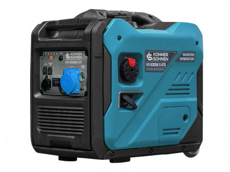 Generatoare electrice - Generator invertor Konner & Sohnen KS 6000iE S ATS, 5.5 kW, automatizare incorporata, benzina, 7.5 cp, 1х16А, 1х32А, motor KS 240i, consum redus, LED display