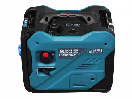 Generator invertor Konner & Sohnen KS 6000iE S ATS, 5.5 kW, automatizare incorporata, benzina, 7.5 cp, 1х16А, 1х32А, motor KS 240i, consum redus, LED display [8]
