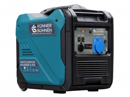 Generator invertor Konner & Sohnen KS 6000iE S ATS, 5.5 kW, automatizare incorporata, benzina, 7.5 cp, 1х16А, 1х32А, motor KS 240i, consum redus, LED display [2]