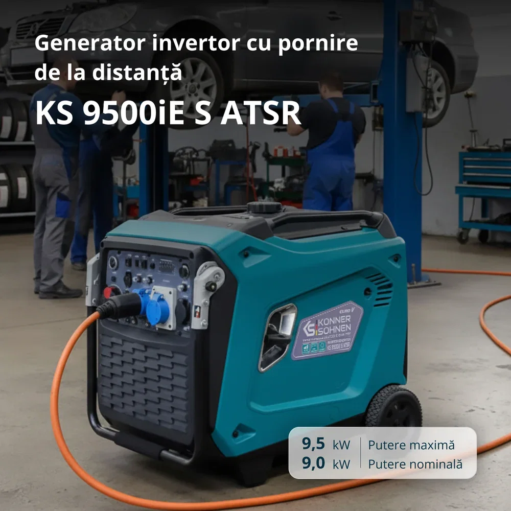 Generator invertor Konner & Sohnen KS 9500iE S ATSR 9 kW cu telecomanda si conector ATS [6]