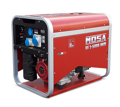 Generatoare de uz general - Generator Mosa GE S-5000 HBM - AVR, 4,4 kW, monofazat, benzina, motor Honda i-GX270