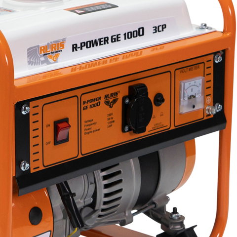 Generator open frame Ruris R-Power GE 1000, 3 CP, 1.1 kW, monofazat, benzina, 4 timpi, bobinaj cupru [1]