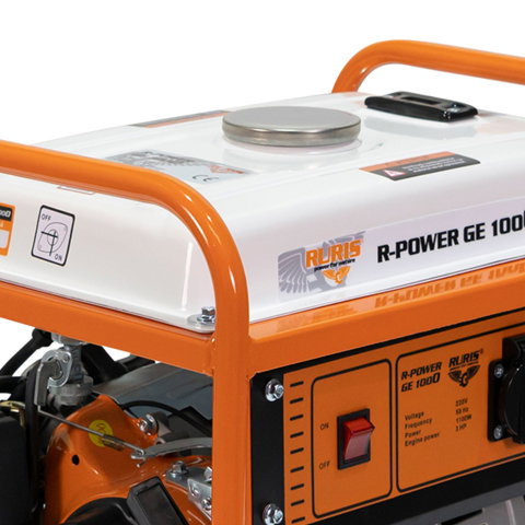 Generator open frame Ruris R-Power GE 1000, 3 CP, 1.1 kW, monofazat, benzina, 4 timpi, bobinaj cupru [2]
