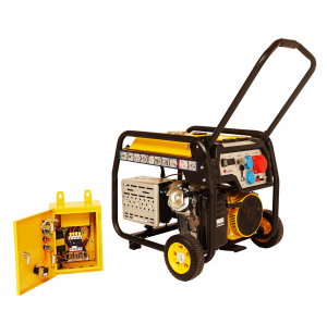 Generatoare de uz general - Stager FD 10000E3+ATS generator open-frame 8,5 kW, trifazat, benzina, automatizare inclusa