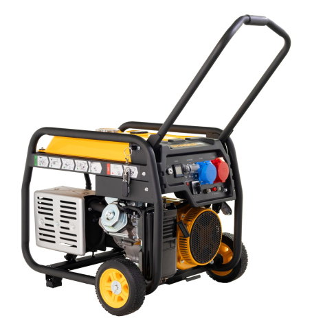 Generator open frame Stager FD 10000ER-E3R Automatic, 8.5 kW, monofazat si trifazat, benzina, pornire electrica, bobinaj cupru 100%, telecomanda, conector ATS si conector invertor solar [1]
