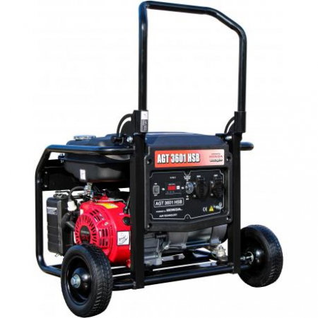 Generatoare de uz general - Generator de curent monofazat Honda AGT 3601 HSB, motor GX200